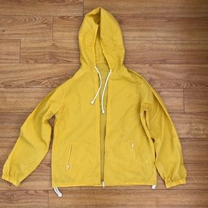 Yellow Brandy Melville Raincoat Jacket